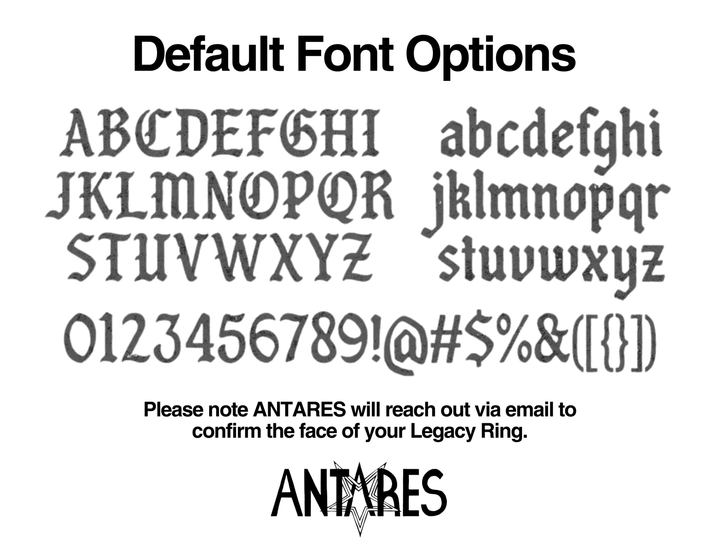 Legacy Signet - ANTARES - Ring