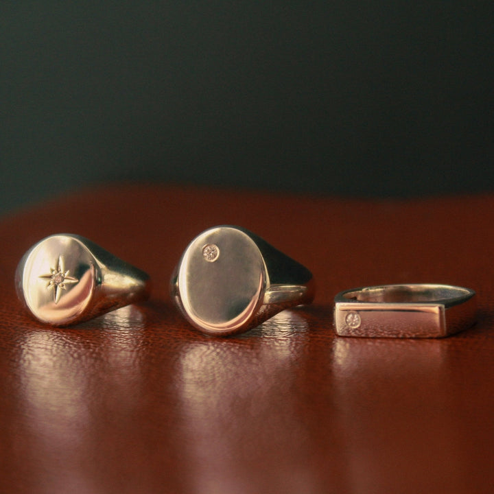 Lumino Diamond Signet - Antares - Ring