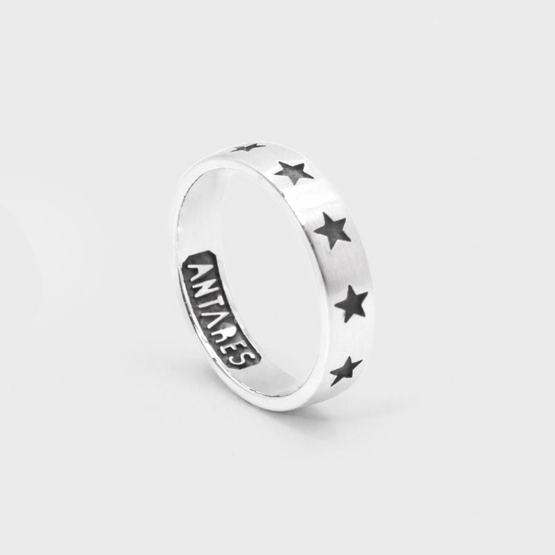 nonnative × END STAR RING 925 SILVER Star Ring in 925 Silver - Oxidised Stars | ANTARES